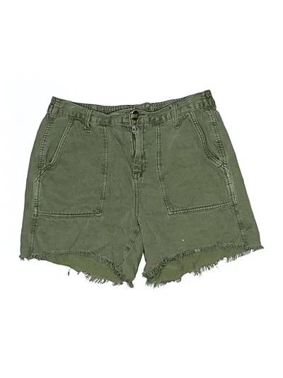 Pre-owned Aerie Cargo Shorts In Green