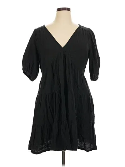Pre-owned Aerie Casual Dress In Black