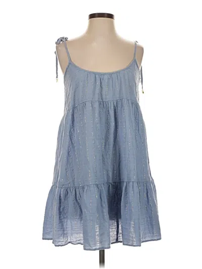 Pre-owned Aerie Casual Dress In Blue