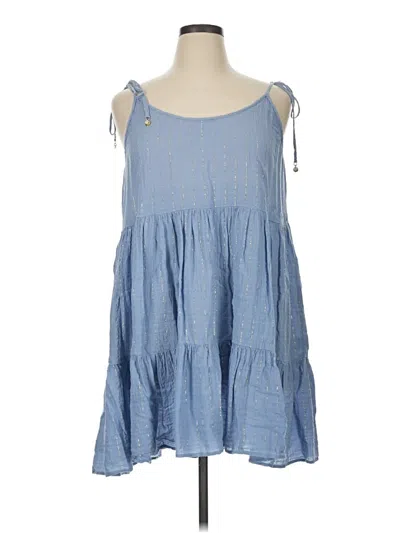 Pre-owned Aerie Casual Dress In Blue