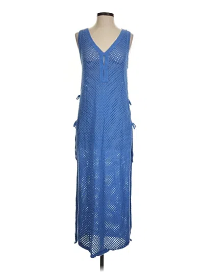 Pre-owned Aerie Casual Dress In Blue