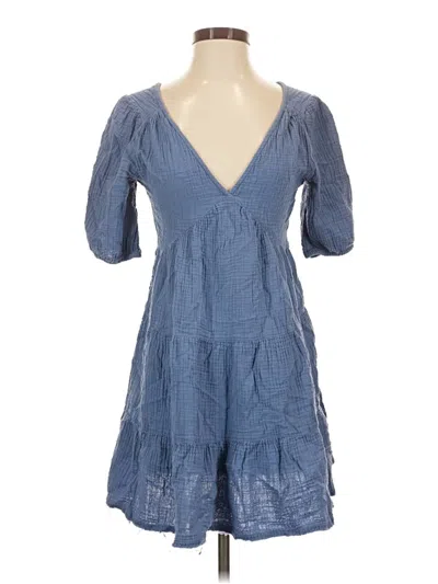 Pre-owned Aerie Casual Dress In Blue