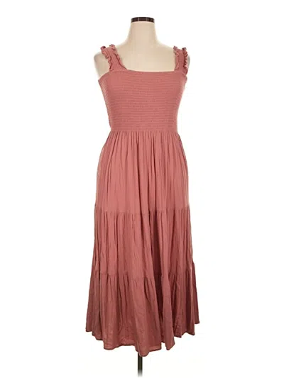 Pre-owned Aerie Casual Dress In Brown