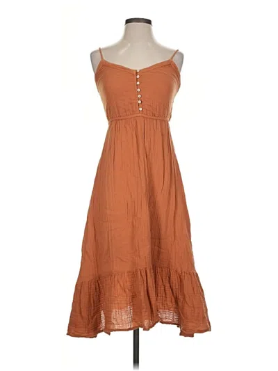 Pre-owned Aerie Casual Dress In Brown