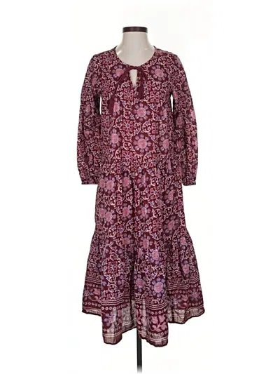 Pre-owned Aerie Casual Dress In Burgundy