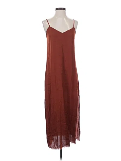 Pre-owned Aerie Casual Dress In Burgundy