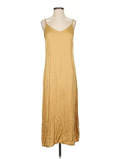 Pre-owned Aerie Casual Dress In Gold