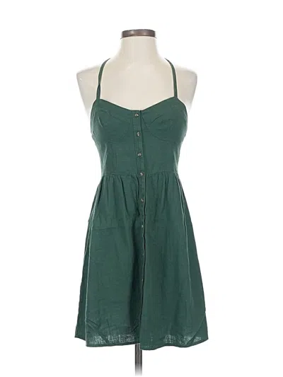 Pre-owned Aerie Casual Dress In Green