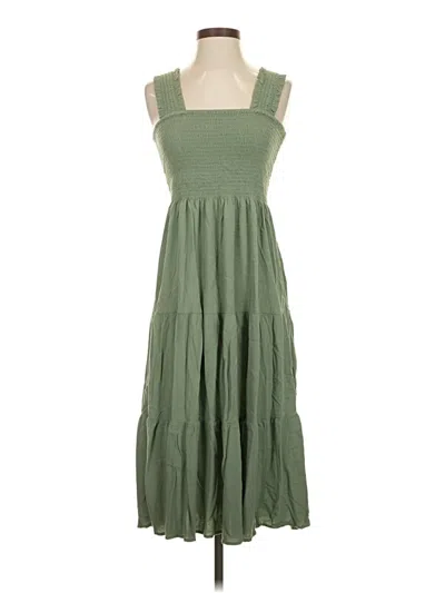 Pre-owned Aerie Casual Dress In Green