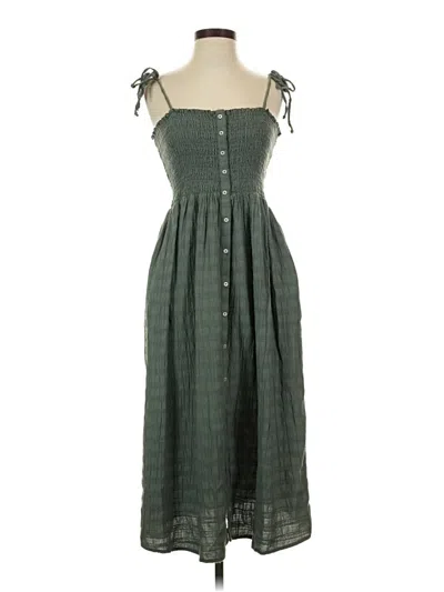Pre-owned Aerie Casual Dress In Green