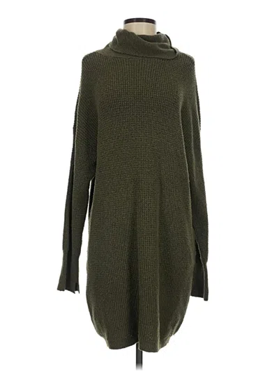 Pre-owned Aerie Casual Dress In Green