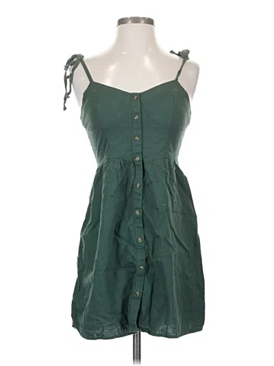 Pre-owned Aerie Casual Dress In Green