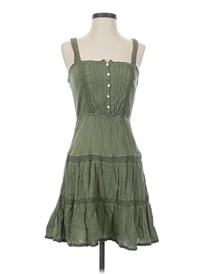 Pre-owned Aerie Casual Dress In Green