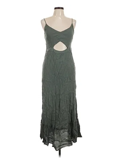 Pre-owned Aerie Casual Dress In Green