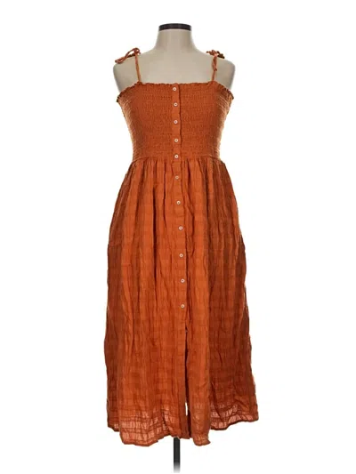 Pre-owned Aerie Casual Dress In Orange