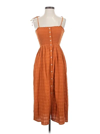 Pre-owned Aerie Casual Dress In Orange