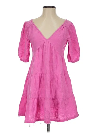Pre-owned Aerie Casual Dress In Pink