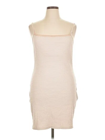 Pre-owned Aerie Casual Dress In Tan