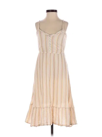 Pre-owned Aerie Casual Dress In Tan