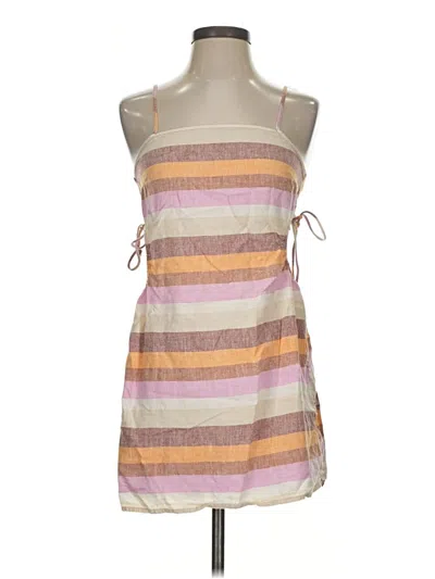 Pre-owned Aerie Casual Dress In Tan