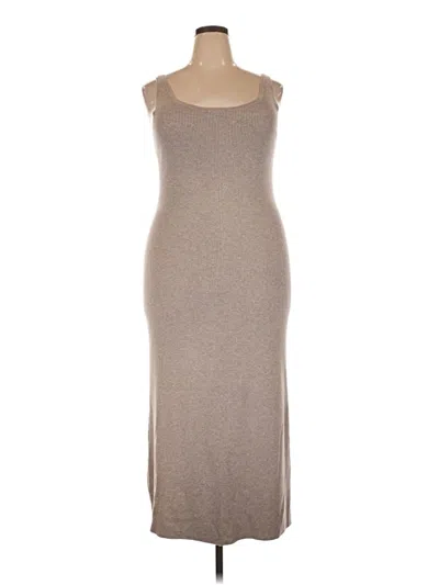 Pre-owned Aerie Casual Dress In Tan