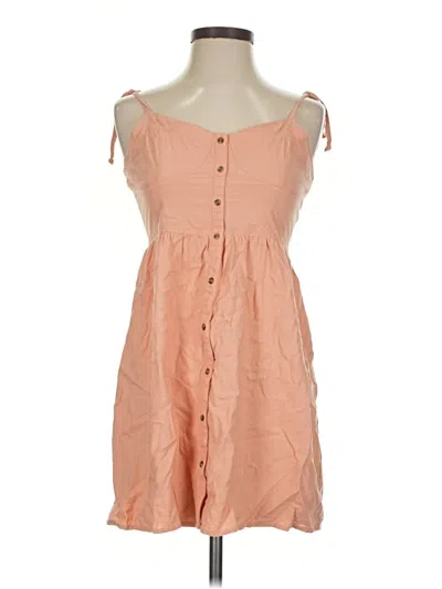 Pre-owned Aerie Casual Dress In Tan