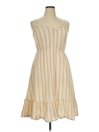 Pre-owned Aerie Casual Dress In Tan