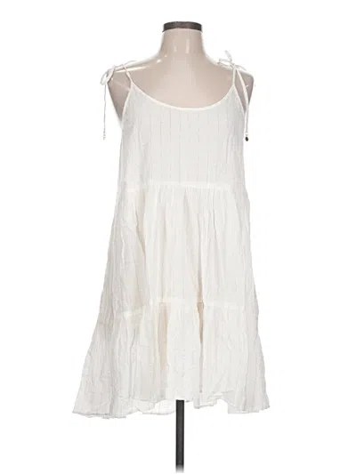 Pre-owned Aerie Casual Dress In White