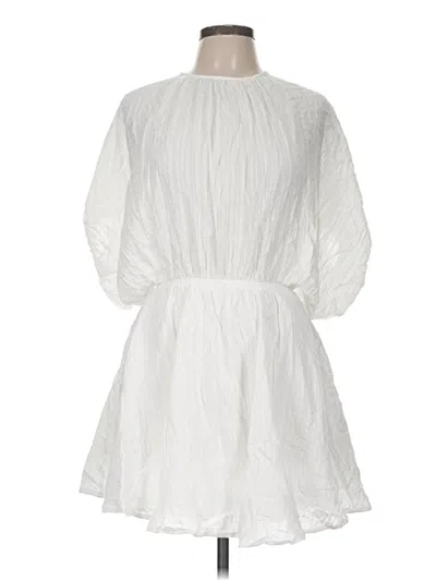Pre-owned Aerie Casual Dress In White