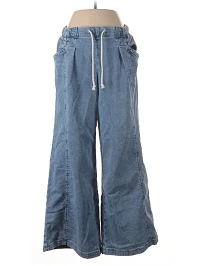 Pre-owned Aerie Casual Pants In Blue