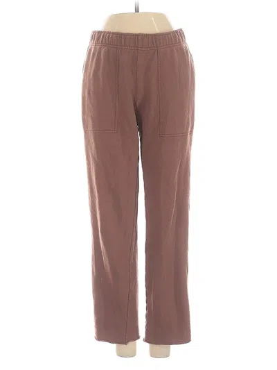 Pre-owned Aerie Casual Pants In Brown