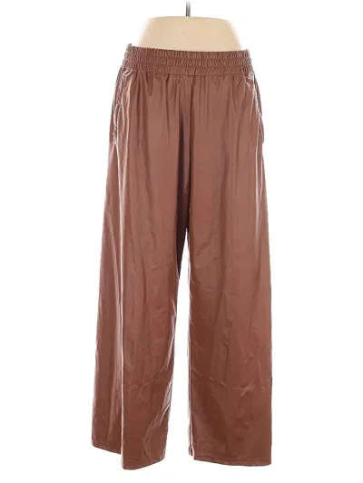 Pre-owned Aerie Casual Pants In Brown