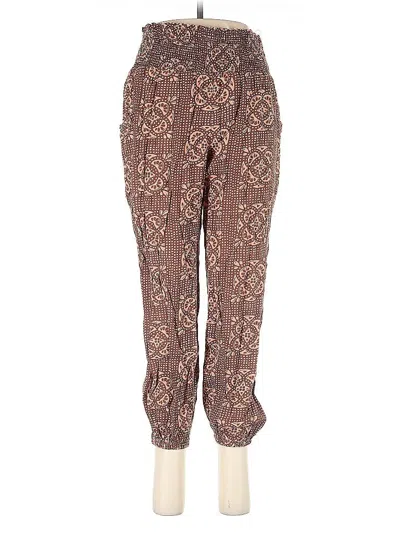 Pre-owned Aerie Casual Pants In Brown