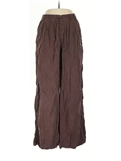 Pre-owned Aerie Casual Pants In Brown