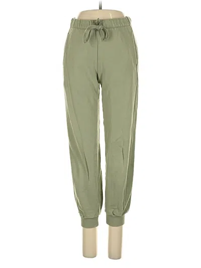 Pre-owned Aerie Casual Pants In Green