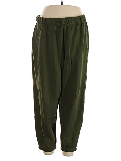Pre-owned Aerie Casual Pants In Green