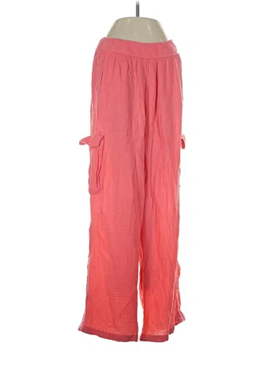 Pre-owned Aerie Casual Pants In Red