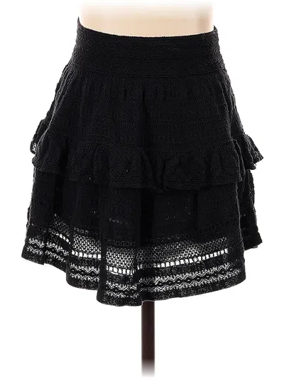 Pre-owned Aerie Casual Skirt In Black