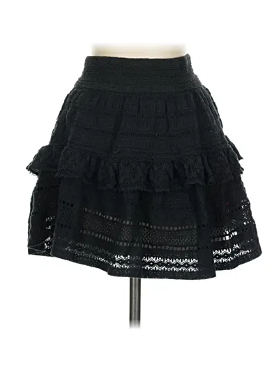 Pre-owned Aerie Casual Skirt In Black