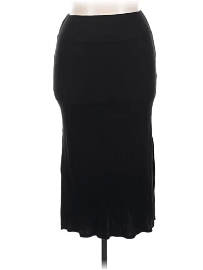 Pre-owned Aerie Casual Skirt In Black