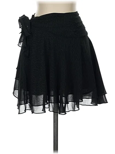 Pre-owned Aerie Casual Skirt In Black