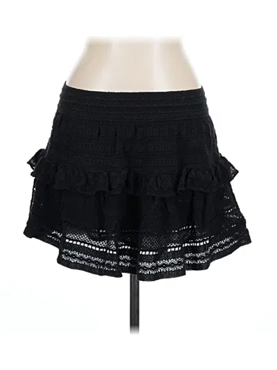 Pre-owned Aerie Casual Skirt In Black