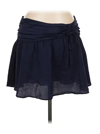 Pre-owned Aerie Casual Skirt In Blue