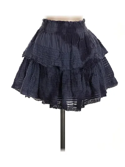 Pre-owned Aerie Casual Skirt In Blue