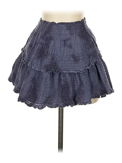 Pre-owned Aerie Casual Skirt In Blue