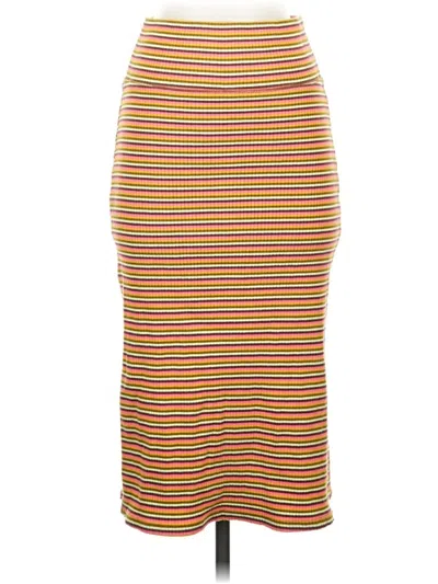 Pre-owned Aerie Casual Skirt In Brown