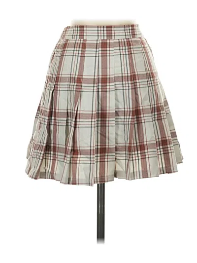 Pre-owned Aerie Casual Skirt In Brown