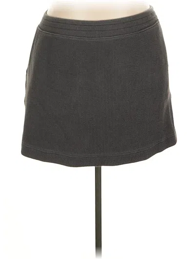 Pre-owned Aerie Casual Skirt In Gray