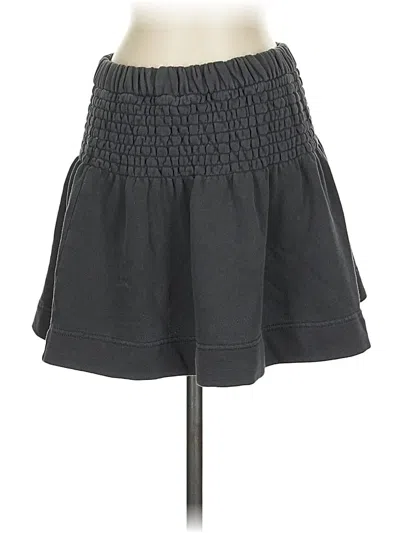 Pre-owned Aerie Casual Skirt In Gray