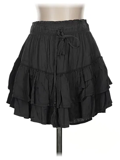 Pre-owned Aerie Casual Skirt In Gray